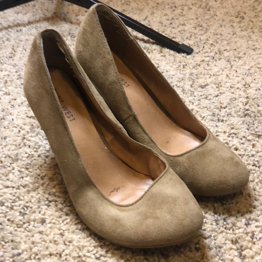 Nine West Tan Heels